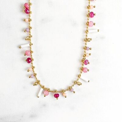 Acapulco necklace pink