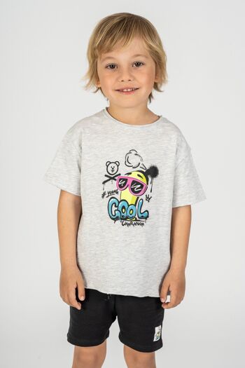 T-shirt bébé gris Réf : 84628 1