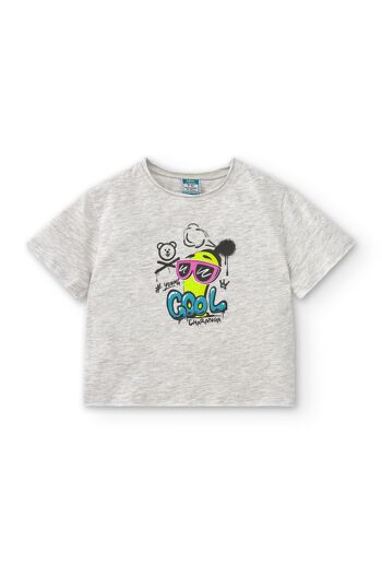 T-shirt bébé gris Réf : 84628 2