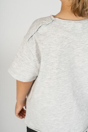 T-shirt bébé gris Réf : 84628 3