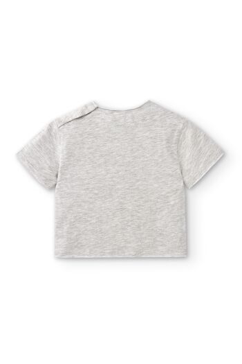 T-shirt bébé gris Réf : 84628 5