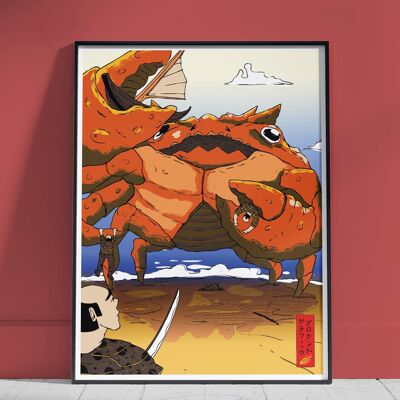 Crabe contre samurai !