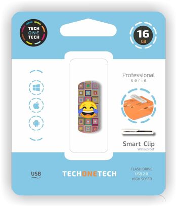 Clé USB ClipTECH Emoji Meparto 16 Go 1