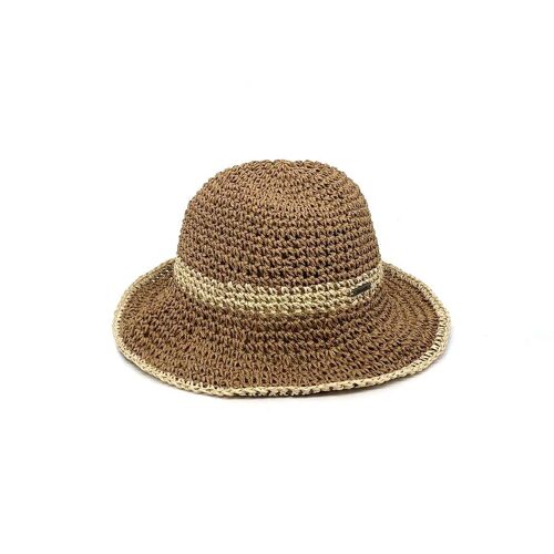 Bob tressé Chapeau crochet bicolore femme