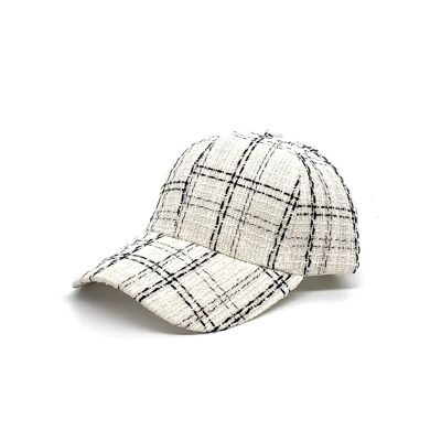 Gorra de tweed para mujer