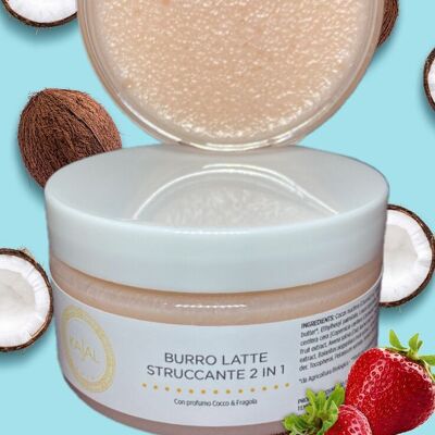 KAJAL SKIN- BURRO LATTE STRUCCANTE COCCO E FRAGOLA