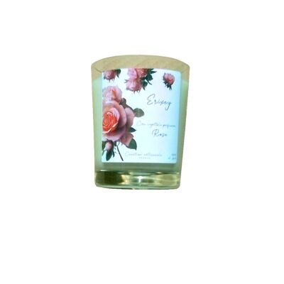 Bougie 165 grs parfumée à la Rose