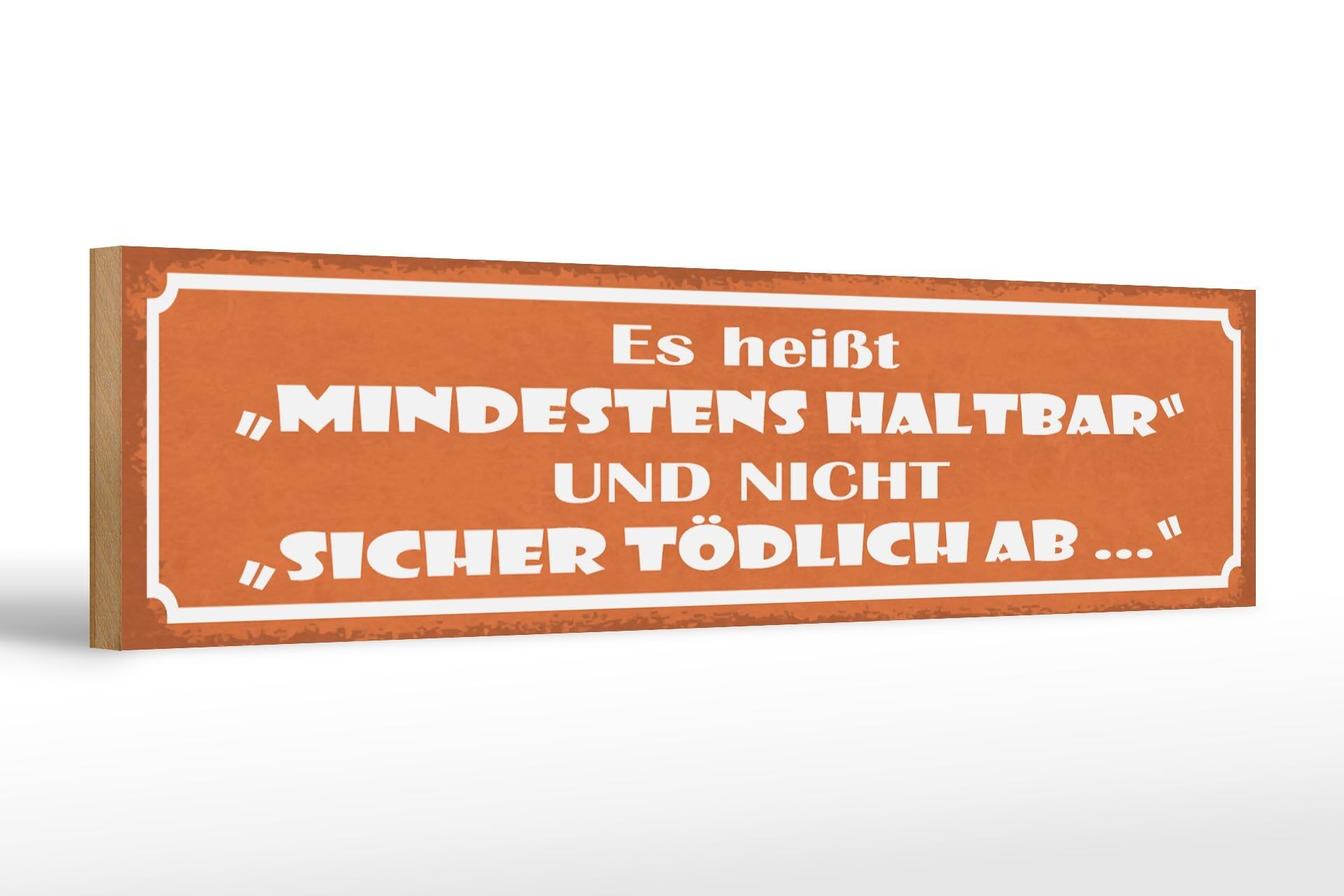 Cartello in legno che dice 46x10 cm significa almeno durevole e decorativo