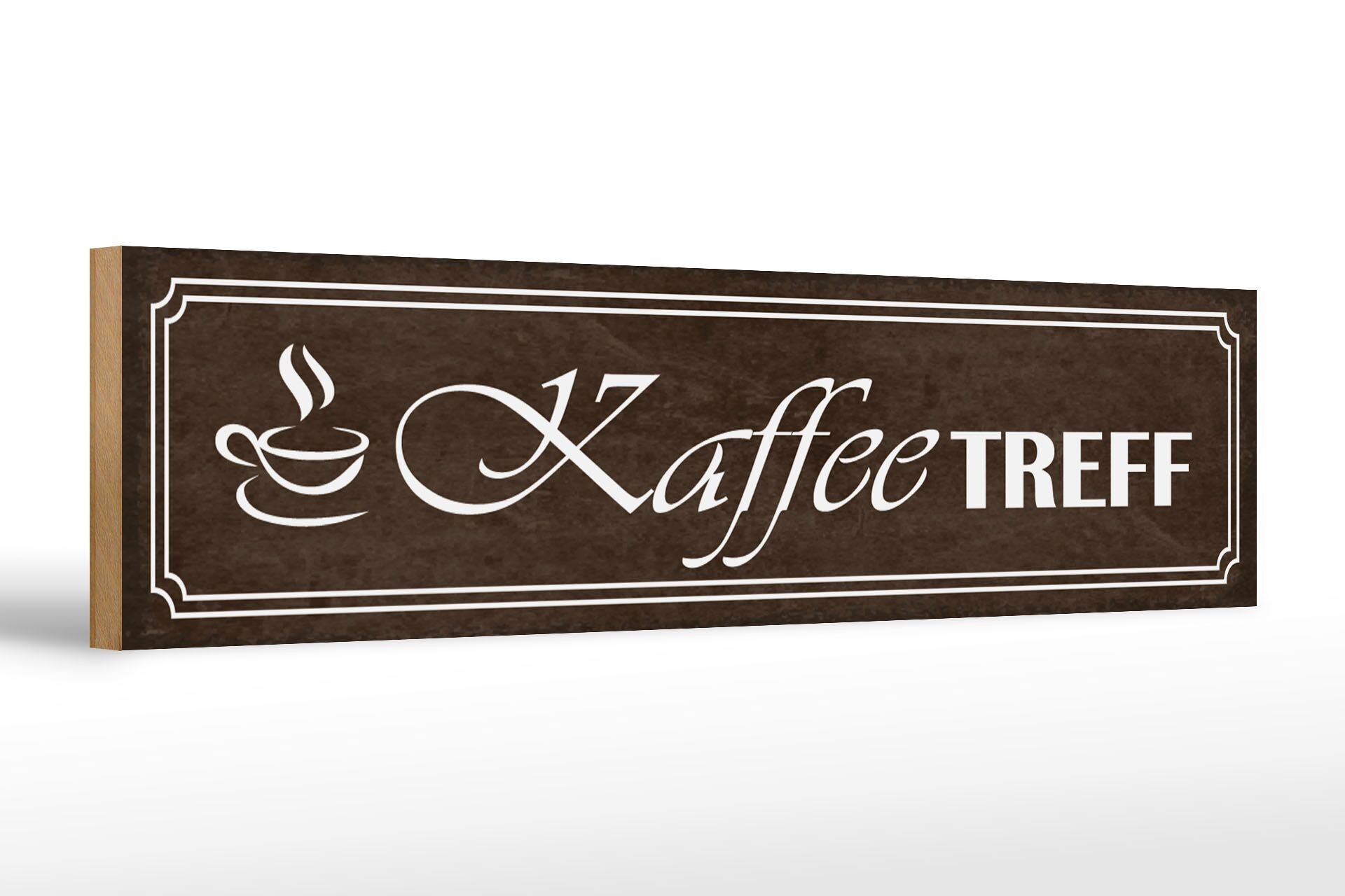 Cartello in legno per appunti, decorazione regalo per riunioni di caffè, 46x10 cm