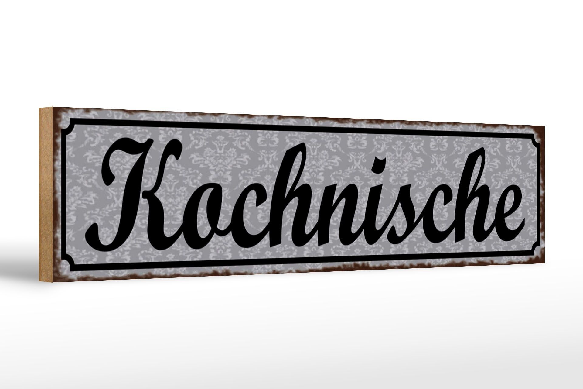 Cartello in legno nota 46x10 cm decorazione regalo angolo cottura