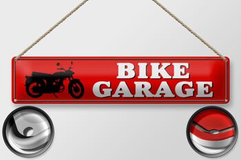 Panneau de rue en étain 46x10cm, décoration de vélo, Garage, moto 2
