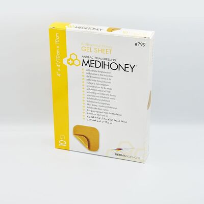 MEDIHONEY Benda gel antibatterica 10x10 cm