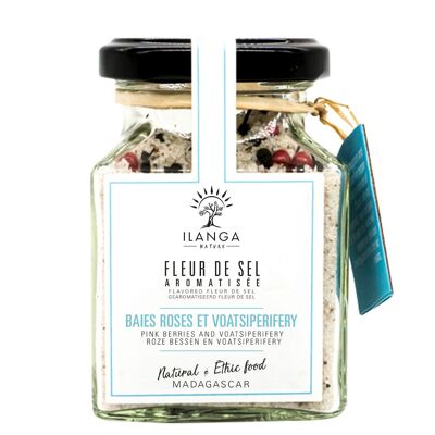 Flor de Sal con Baya Rosa y Pimienta Silvestre 175g