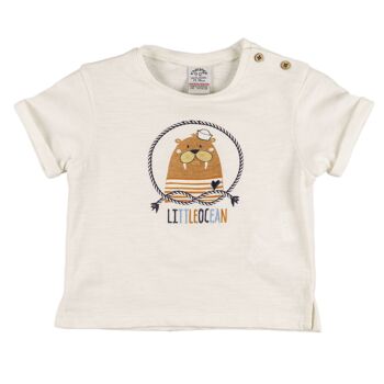 T-shirt bébé écru Réf : 79151 2