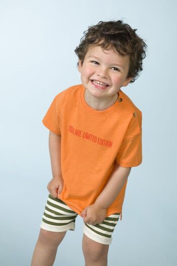 T-shirt bébé orange Réf : 84232 1