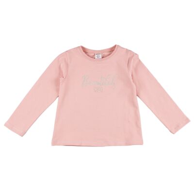 T-shirt fille rose Réf : 77292