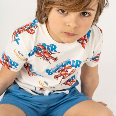 Bedrucktes Jungen-T-Shirt Ref: 84833