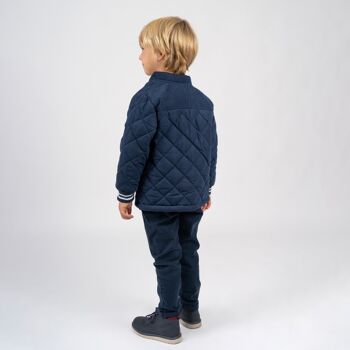 Parka garçon bleu marine Réf : 76354 2