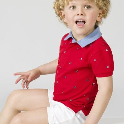 Bedrucktes Baby-Poloshirt Ref: 84226