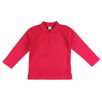 Polo garçon rouge Réf : 77830