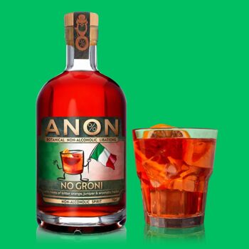 ANON No Groni, Spiritueux sans alcool, parfait pour les cocktails, 70cl 2