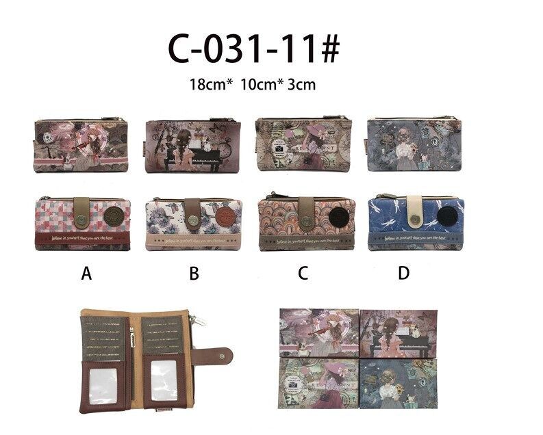 Portafoglio per bambole Sweet Candy con spazio per carte e scatola