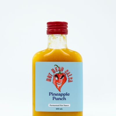Pineapple Punch – fermentierte scharfe Habanero- und Ananassauce (100 ml)