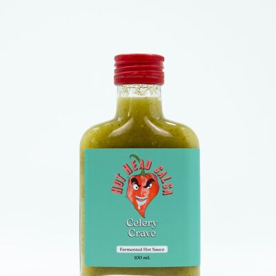 Celery Crave – Fermentierte scharfe Sauce aus Serrano-Pfeffer und Sellerie (100 ml)