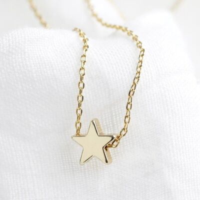 Collier de perles étoiles en or