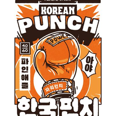 KOREANISCHER PUNCH-Druck 🍹