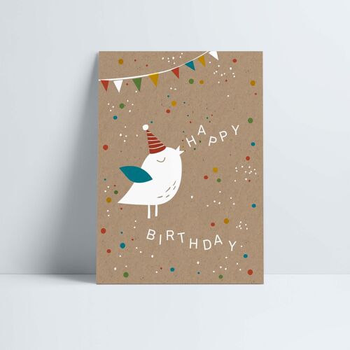 Postkarte // Birthday Bird