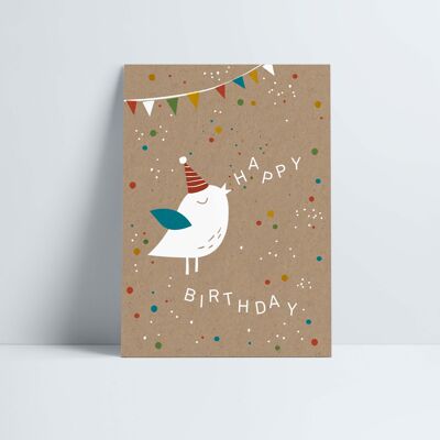 Cartolina // Uccello di compleanno