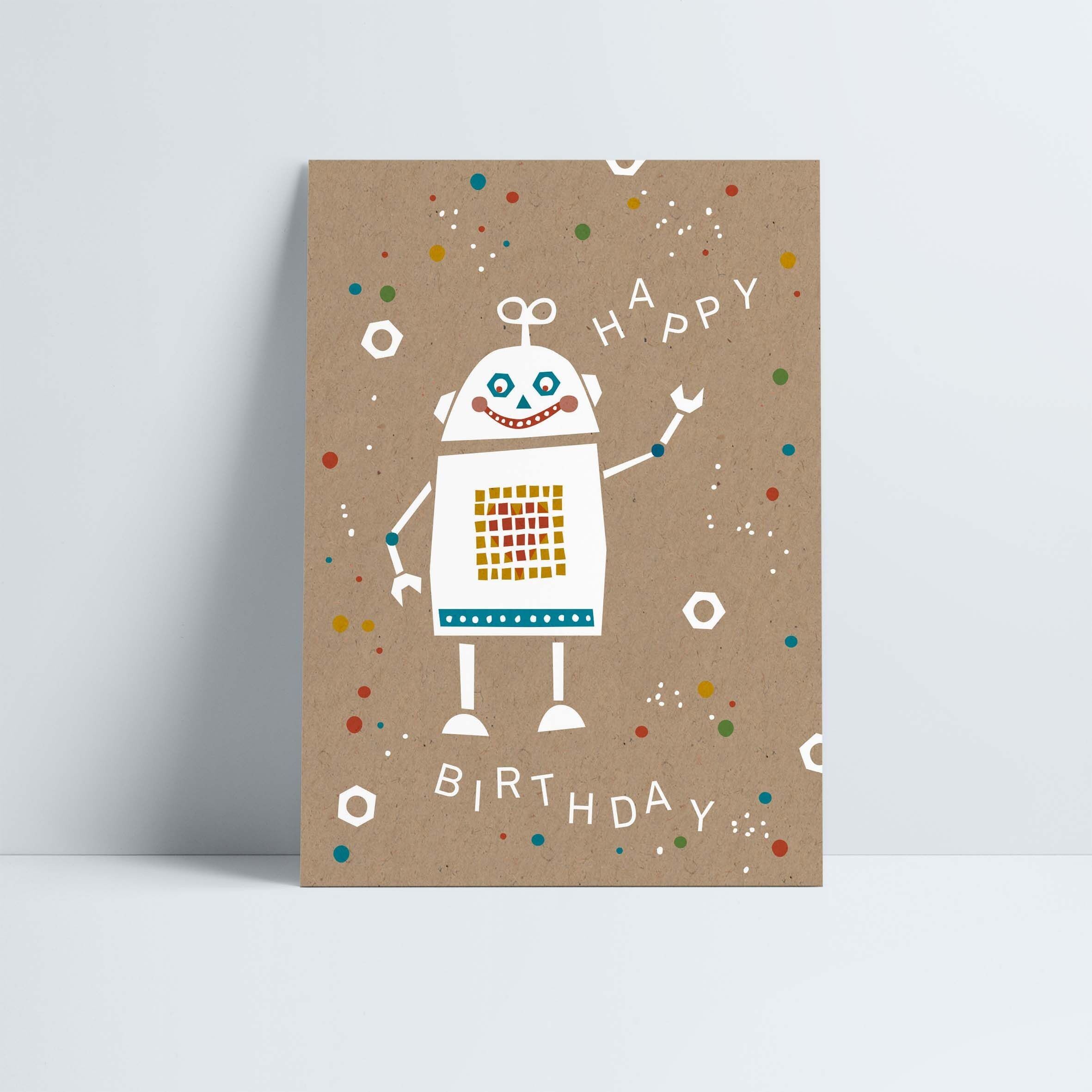 Postcard // Birthday Robot