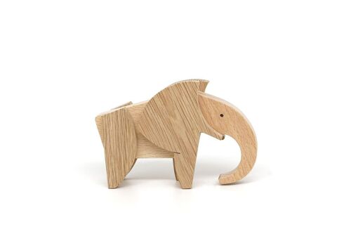 Wooden Handmade Magnetic Toys Esnaf - Animal Kingdom - Elephant