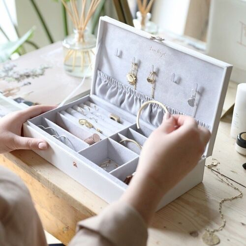 White Large Jewellery Case