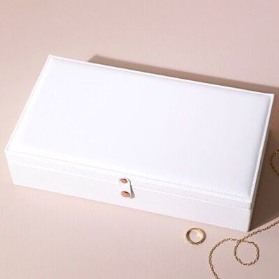 White Large Jewellery Case