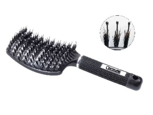 Brosse Super Lissage Braziline - Incurvée, Mixte 11 Rangs Perlés