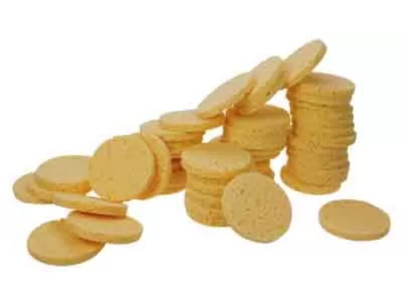 Mignonnette Esponja Roundy - Verduras, 7 cm, Paquete de 50