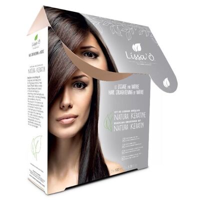 LISSA'O Natural Smoothing Kit – Komplett mit 3 Flaschen à 100 ml