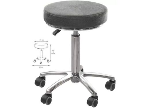 Tabouret de Coupe SANTIA-2  Noir Hauteur réglable