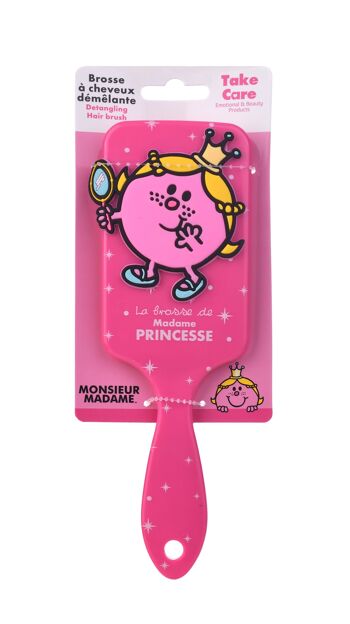 Madame Princesse - Brosse pour Cheveux Rose 3