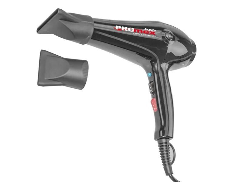 Asciugacapelli Azzurro Nero 2200W Tormalina - PROMEX