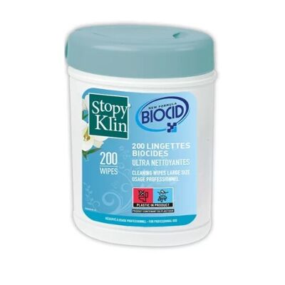 Stopy Klin x200 Biozid-Reinigungstücher