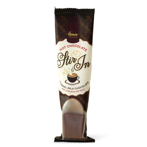 Hot Milk Chocolate Stirrer 35g Flow Wrapped