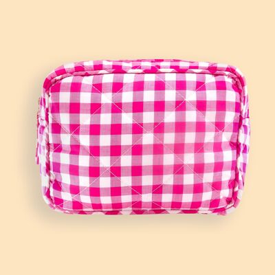 KULTURTASCHE - Devoted Pink - Handgefertigte Baumwolle