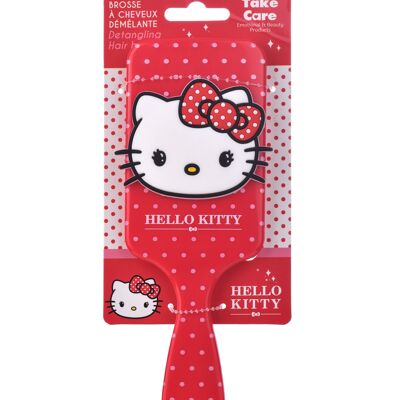 Hello Kitty - Cepillo de pelo rojo