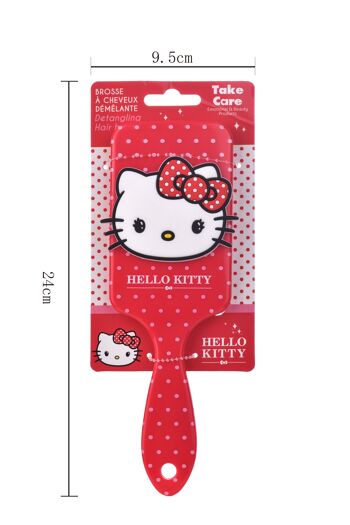 Hello Kitty - Brosse pour Cheveux Rouge 3