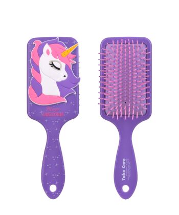 Licorne - Brosse pour Cheveux Violet 3