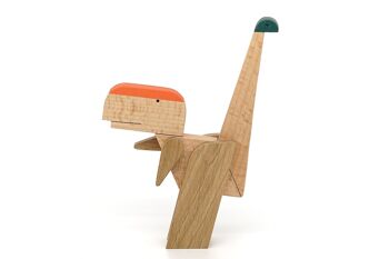 Jouets magnétiques en bois faits à la main Esnaf - Collection Jeu de Dinosaures 5