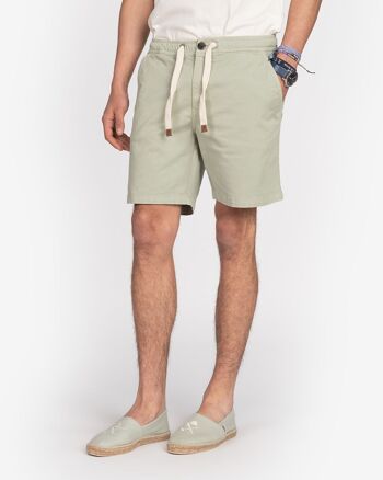 Bermuda Jogger Militaire Léger 2